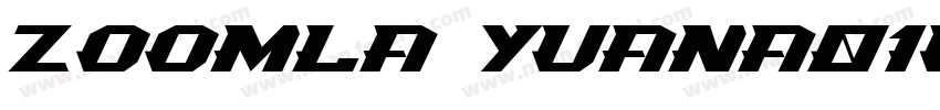 zoomla yuanA016字体下载字体转换